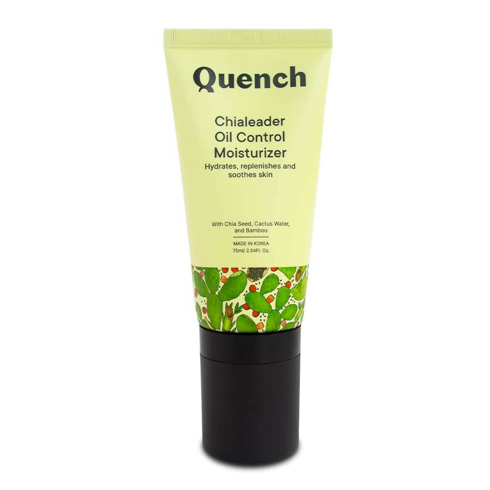 Quench Botanics Chialeader Oil Control Korean Moisturizer With Chia Seeds, Cactus Water and Rose Myrtle - Korean Skincare - Mytrendzcart