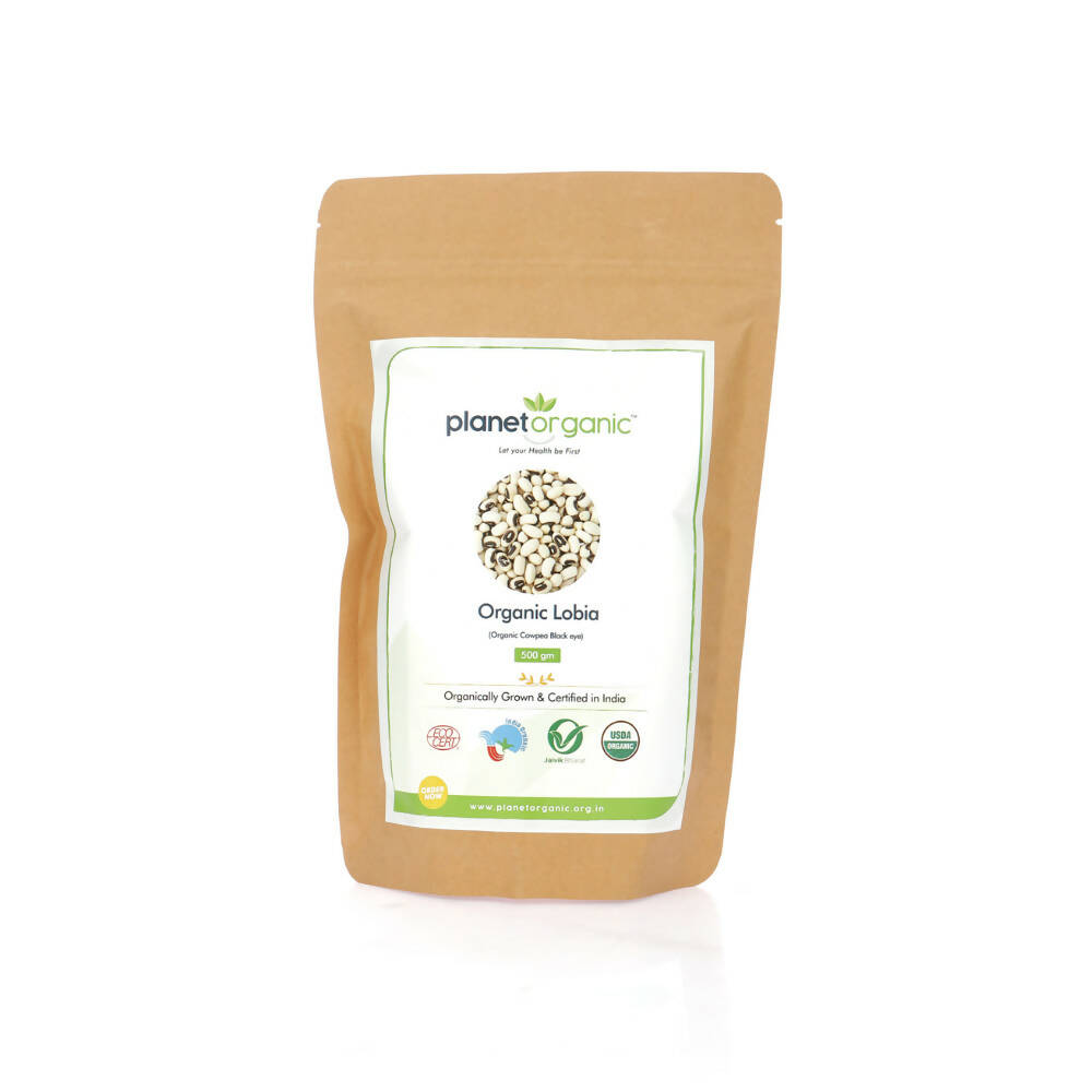 Planet Organic Lobia (Cowpea Black Eye) - Mytrendzcart