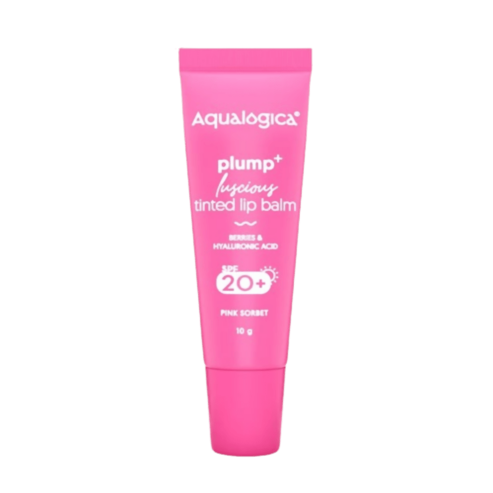 Aqualogica Pink Sorbet Plump+ Luscious Tinted Lip Balm with Berries and Hyaluronic Acid - Mytrendzcart