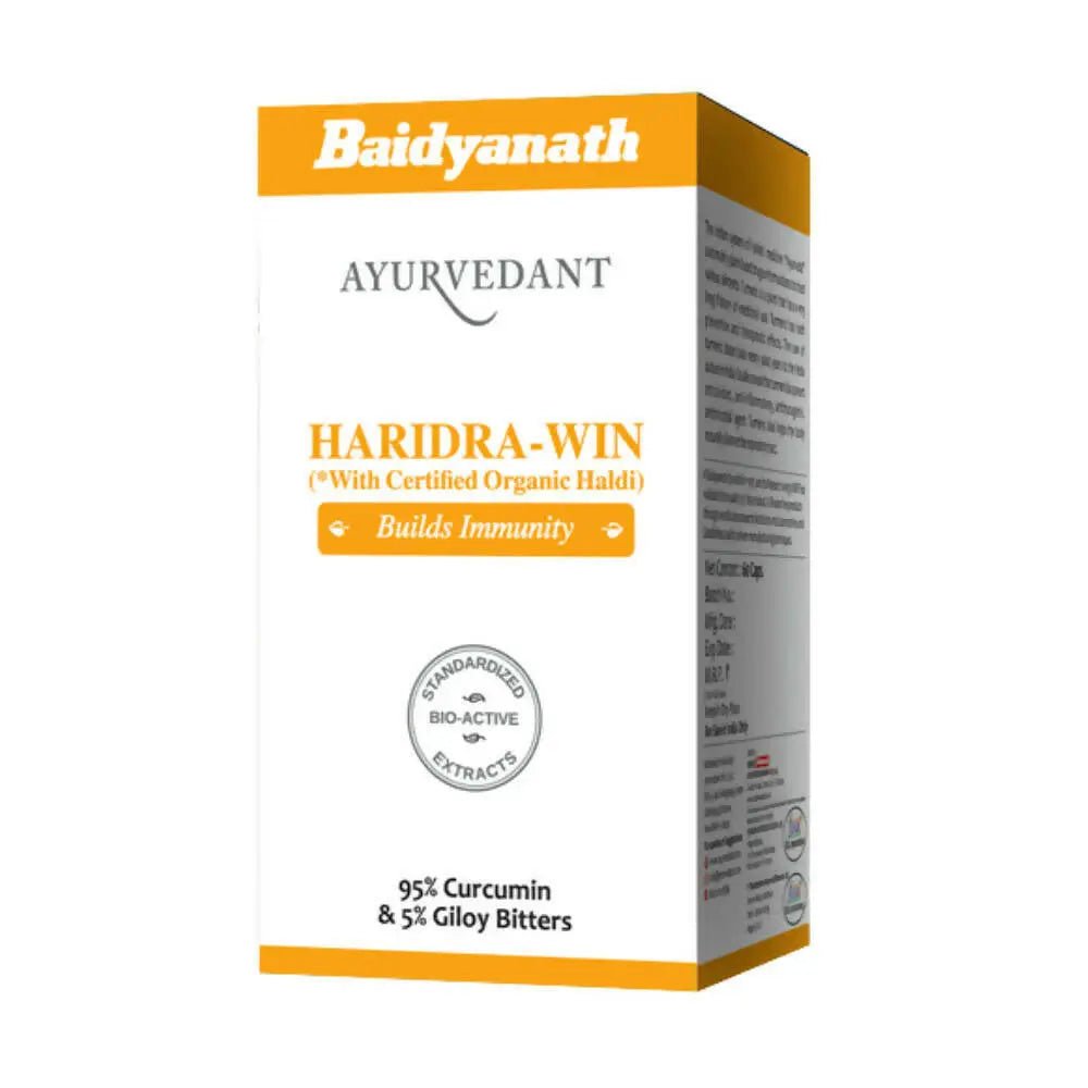 Baidyanath Jhansi Ayurvedant Haridra - Win Capsules - Mytrendzcart