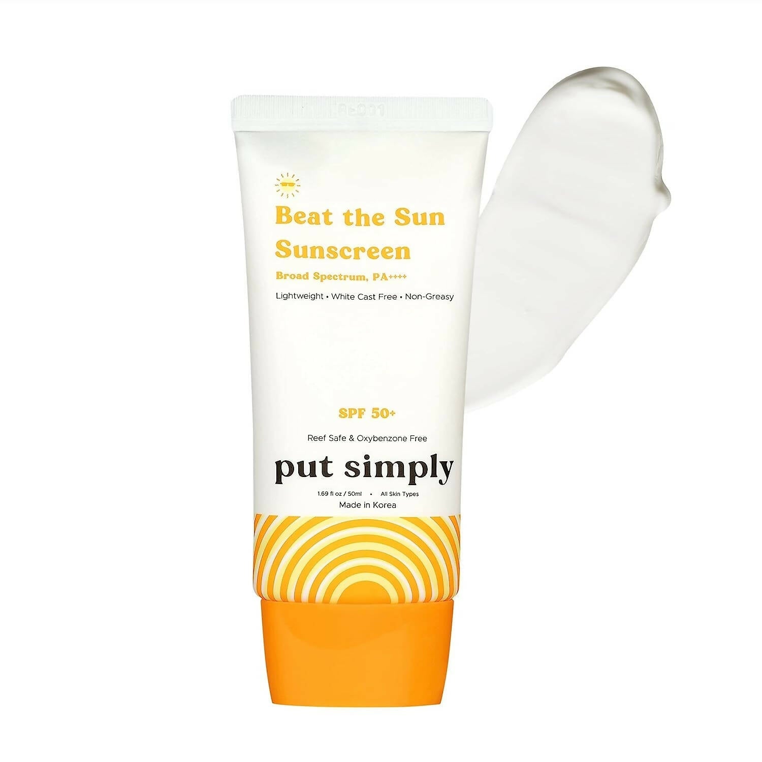 Put Simply BroadSpectrum Korean Sunscreen SPF 50 PA++++ - Mytrendzcart