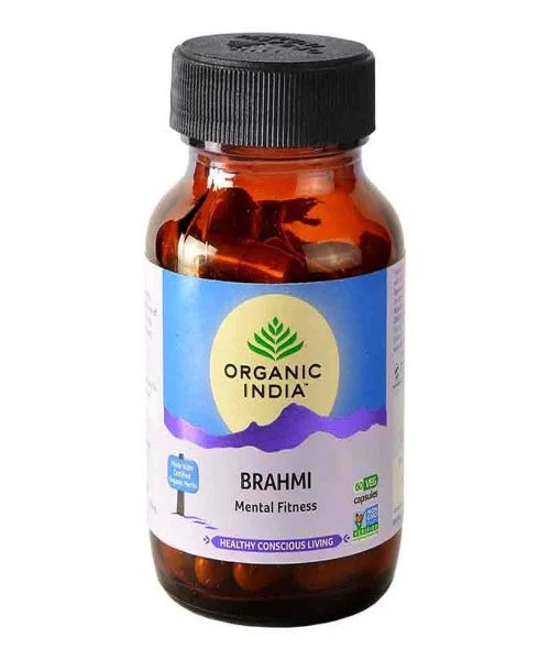 Organic India Brahmi / Organic India Gotu Kola -60 Capsules Mytrendzcart