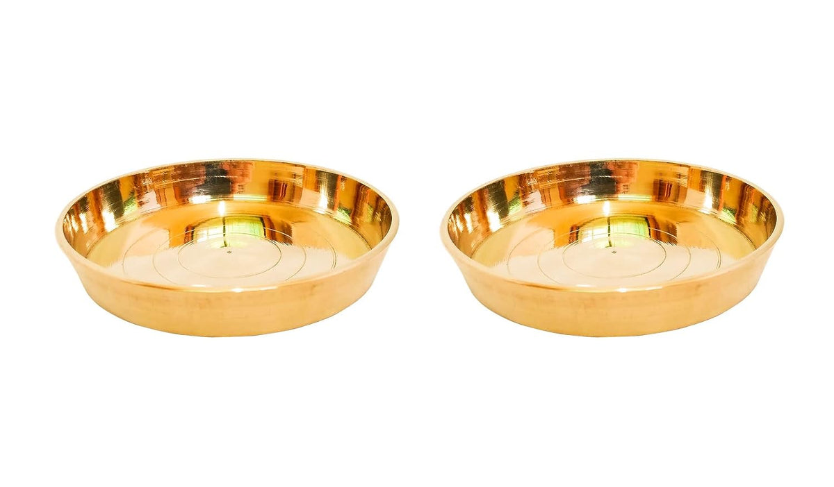Brass Bhog Prasad Plates