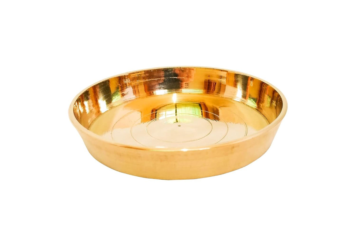 Brass Bhog Prasad Plates