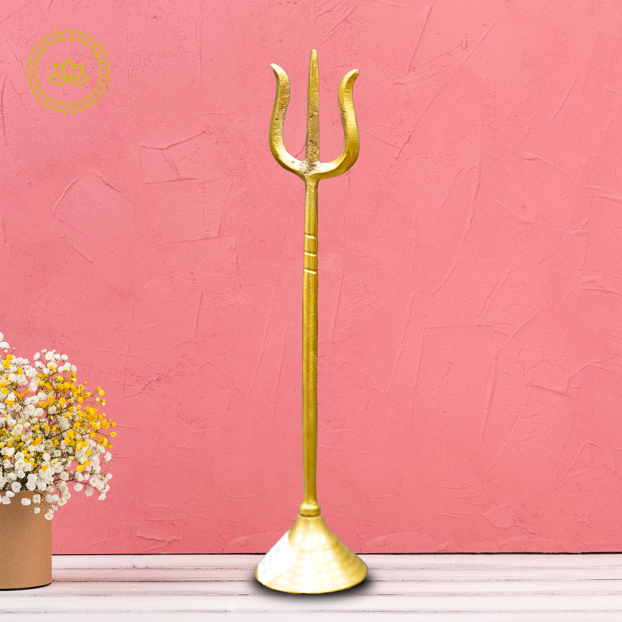 Brass Trishul - Invoke the Divine Power of Lord Shiva - Mytrendzcart
