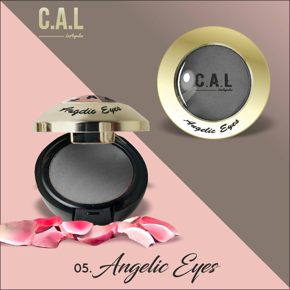 CAL Los Angeles Angelic Eye Shadow (Single Eyes) 05 - Black - Mytrendzcart