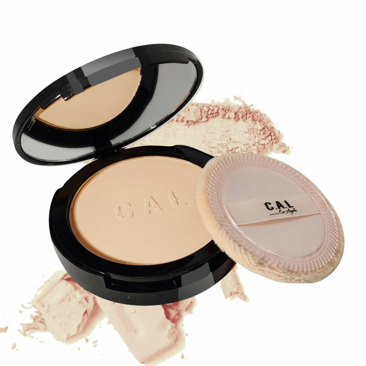 CAL Los Angeles Finish Up Matte Compact - Light Pink - Mytrendzcart