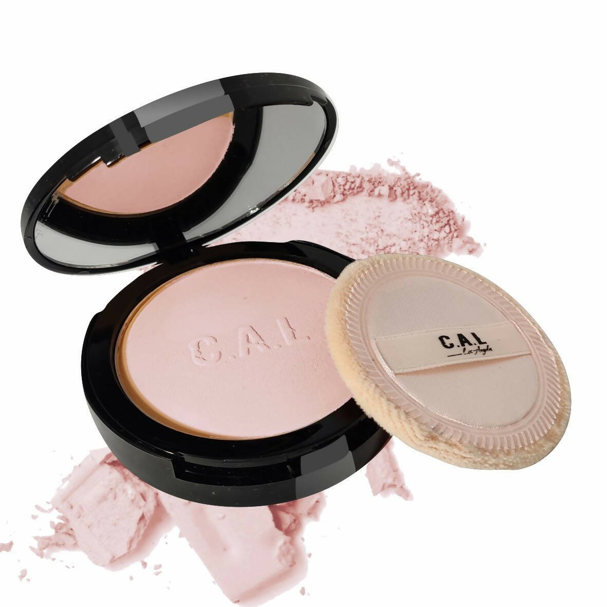 CAL Los Angeles Finish Up Matte Compact - Pink - Mytrendzcart