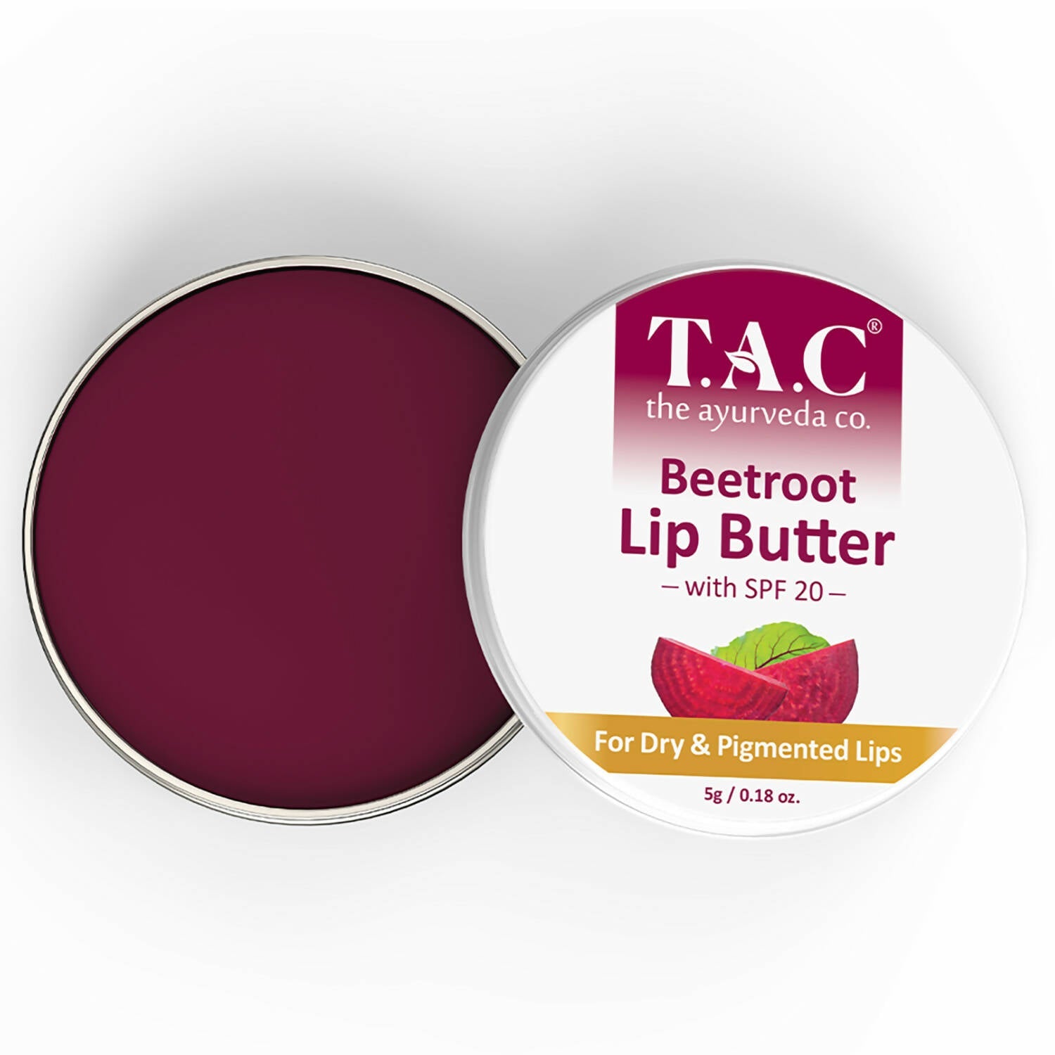 TAC - The Ayurveda Co. Beetroot Lip Balm - Mytrendzcart