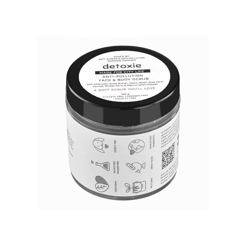 Detoxie Anti - Pollution Face & Body Scrub - Mytrendzcart