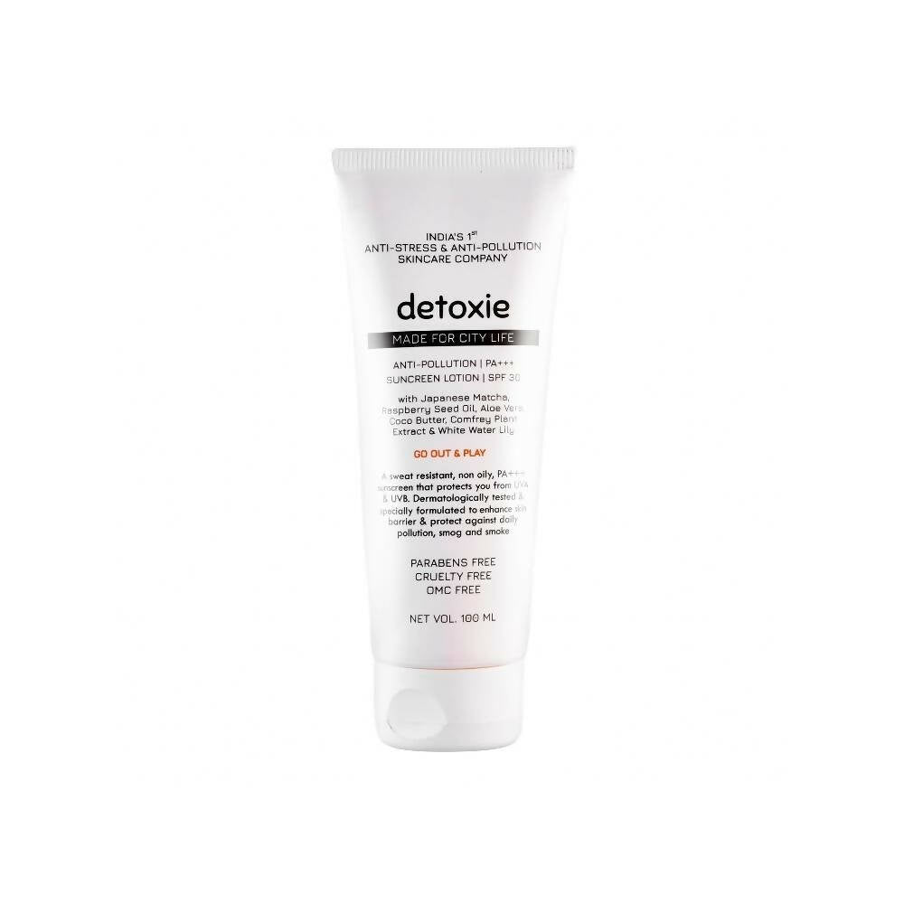 Detoxie Anti - Pollution PA+++ Sunscreen Lotion SPF 30 - Mytrendzcart