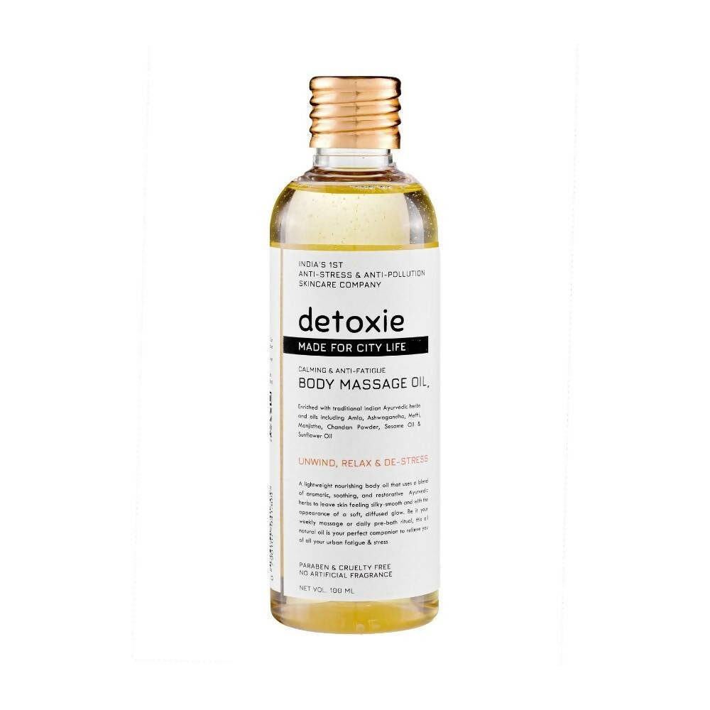 Detoxie Calming & Anti - Fatigue Body Massage Oil - Mytrendzcart