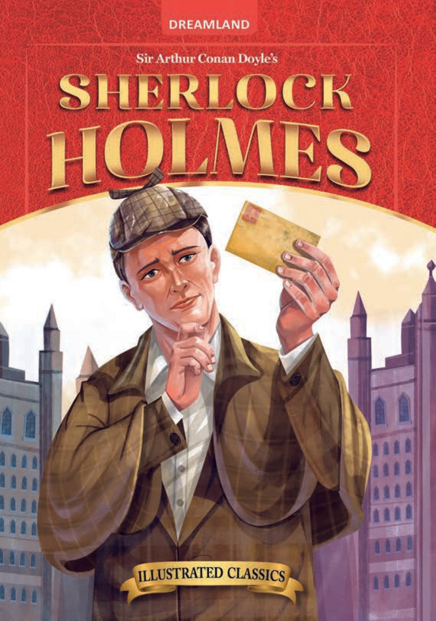 Dreamland Publications Sherlock Holmes - Illustrated Abridged Classics for Children with Practice Questions : Children Classic Fiction Book - Mytrendzcart