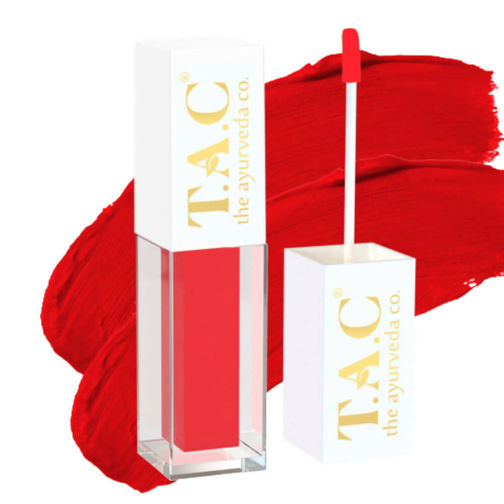 TAC - The Ayurveda Co. Liquid Matte Miss Red Lipstick - Mytrendzcart