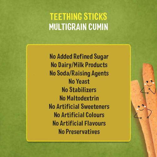 Timios Multigrain Cumin Teething Sticks For Toddlers -150 gm Mytrendzcart