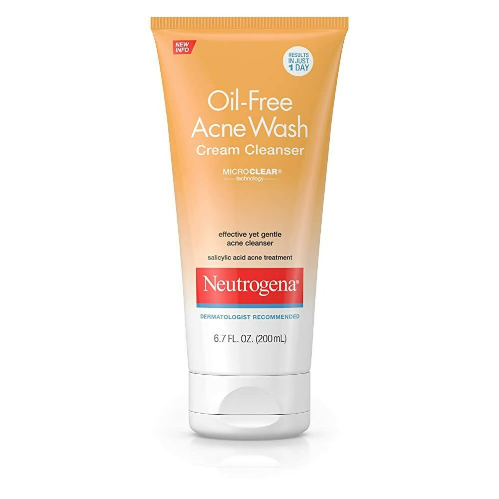 Neutrogena Oil-Free Acne Wash Cream Cleanser - Mytrendzcart