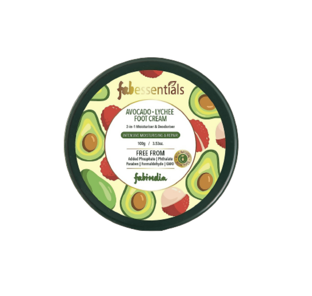 Fabessentials Avacado Lychee Foot Cream - Mytrendzcart