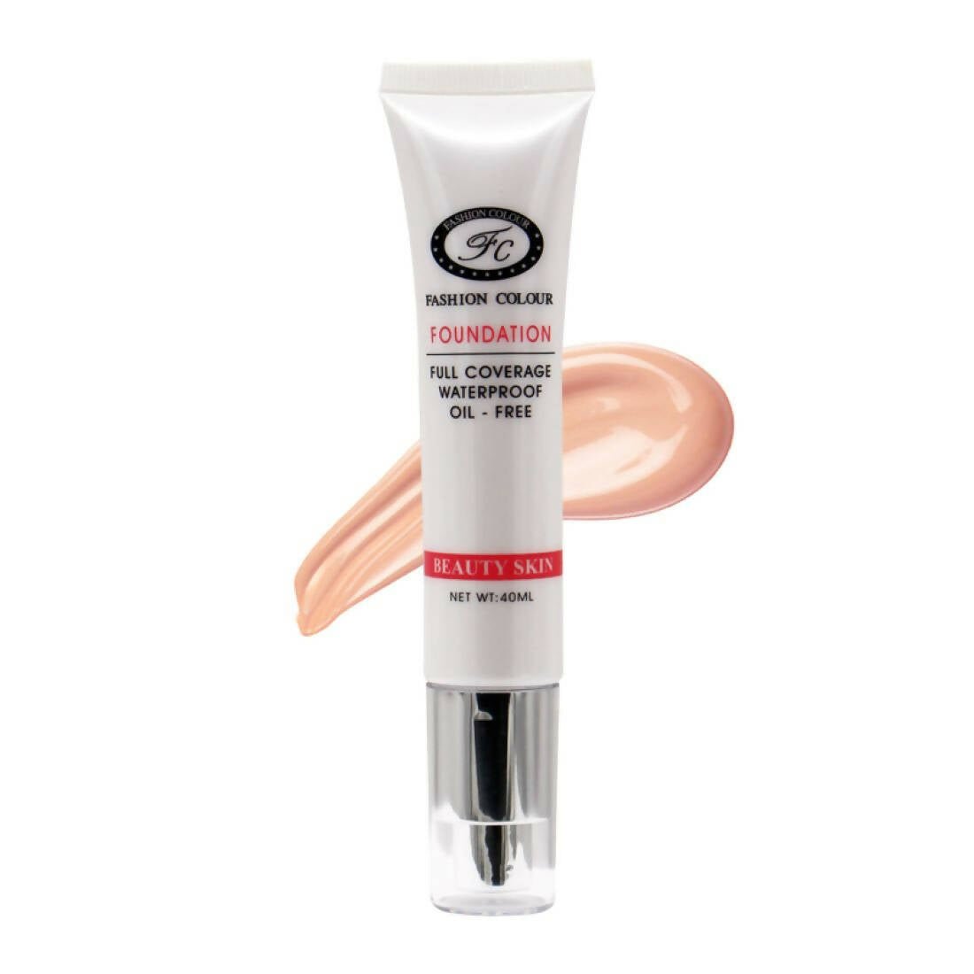 Fashion Colour Oil Free Full Coverage Waterproof Foundation - Shade 02 - Mytrendzcart