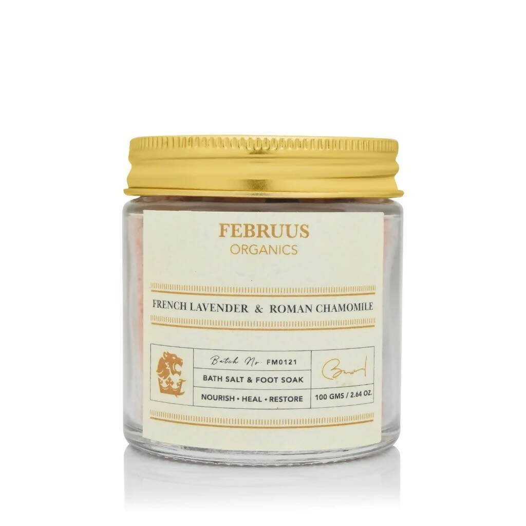 Februus Organics French Lavender & Roman Chamomile Bath Salt - Mytrendzcart