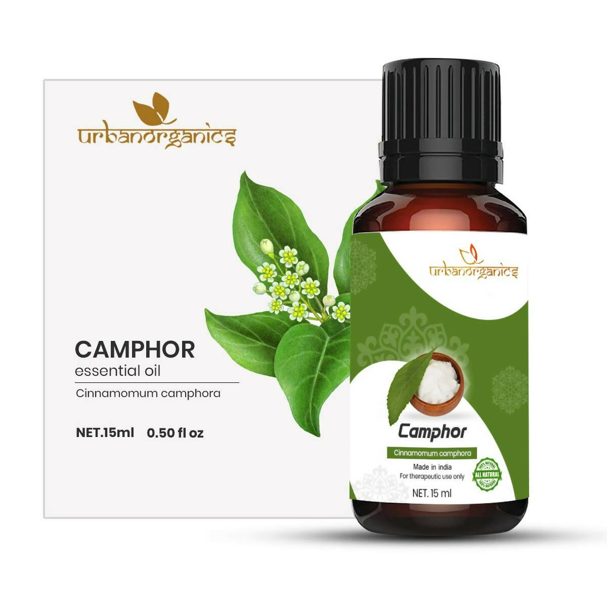 Urbanorganics Camphor Essential Oil - Mytrendzcart