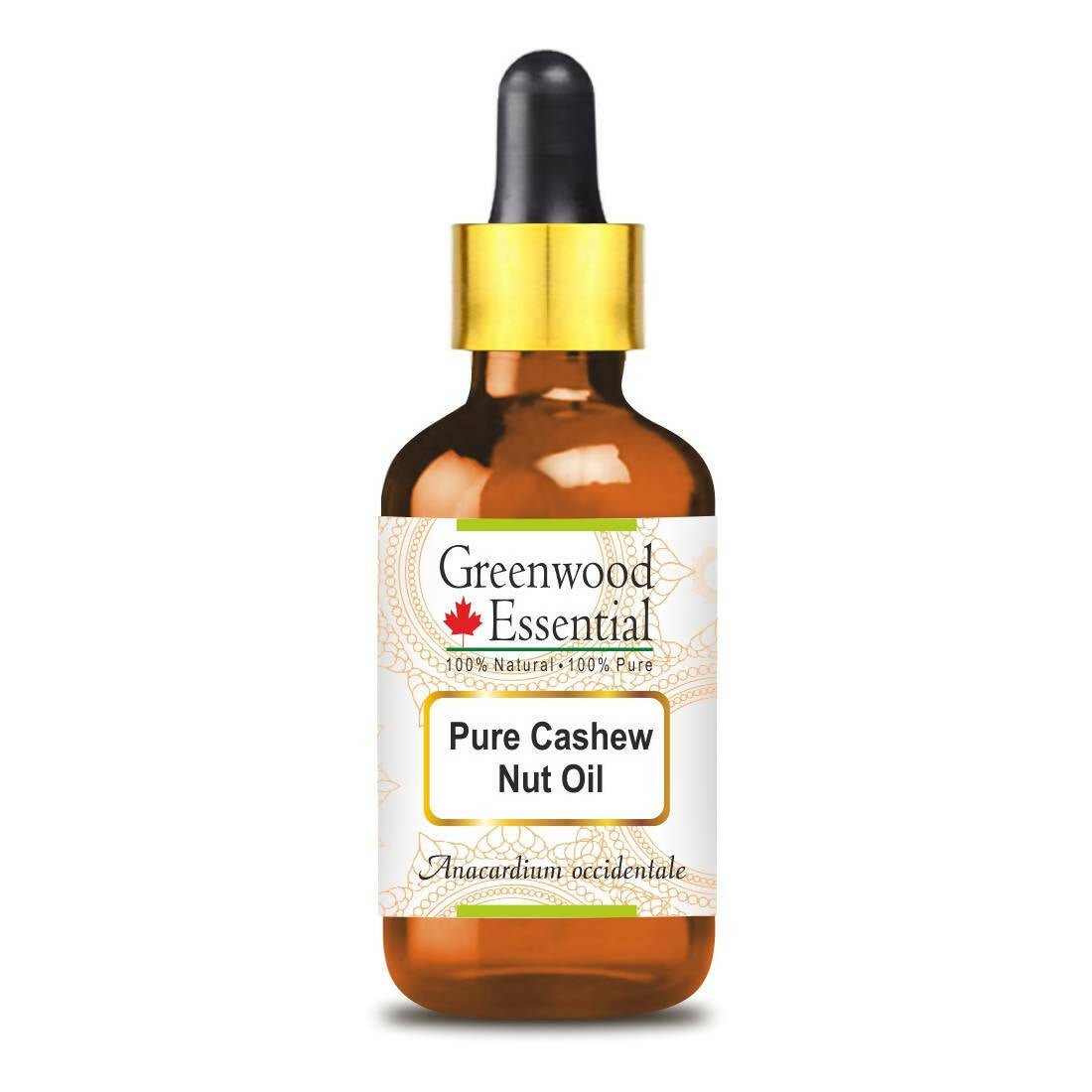Greenwood Essential Pure Cashew Nut Oil for Hair, Skin - Mytrendzcart