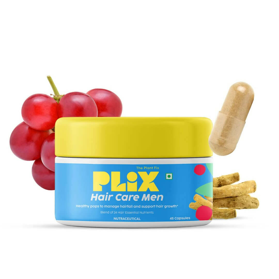 PLIX The Plant Fix Hair Care Men Capsules with Ashwagandha - Mytrendzcart
