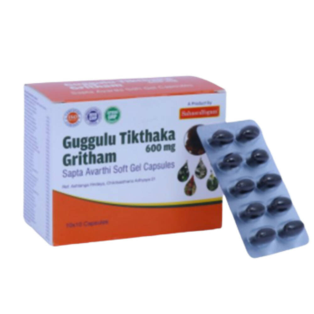 Sahasrayogam Guggulu Tikthaka Ghritham Softgel Capsules - Mytrendzcart