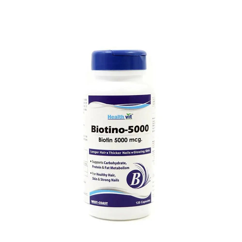 Healthvit Biotino - 5000 Capsules - Mytrendzcart