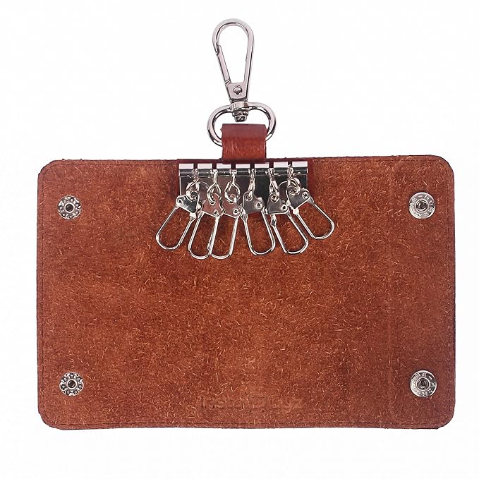 INSTABUYZ Black Leather Wallet (KG - STRT - BTN) - Mytrendzcart