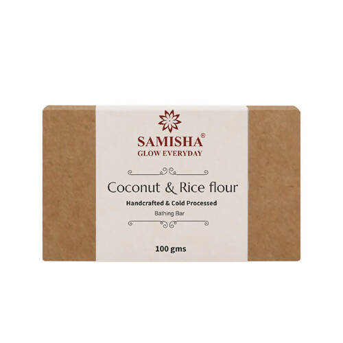 Samisha Organic Coconut Milk & Rice Flour Skin Healing Bathing Bar - Mytrendzcart