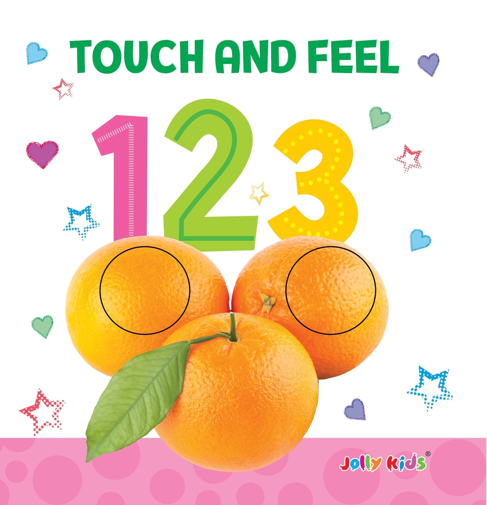 Jolly Kids Touch and Feel Board Book: 123| Picture Book for Kids Ages 1 - 4 Years|Number Book| Touch & Feel Activity Book - Mytrendzcart