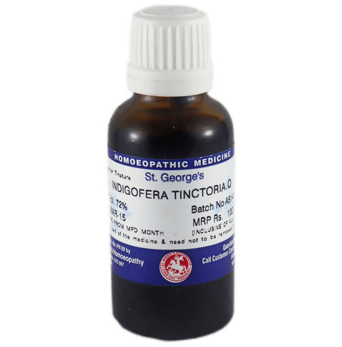 St. George's Homeopathy Indigofera Tinctoria Mother Tincture Q - Mytrendzcart
