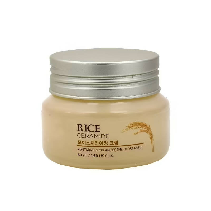 The Face Shop Rice & Ceramide Moisturizing Cream - Korean Skincare - Mytrendzcart