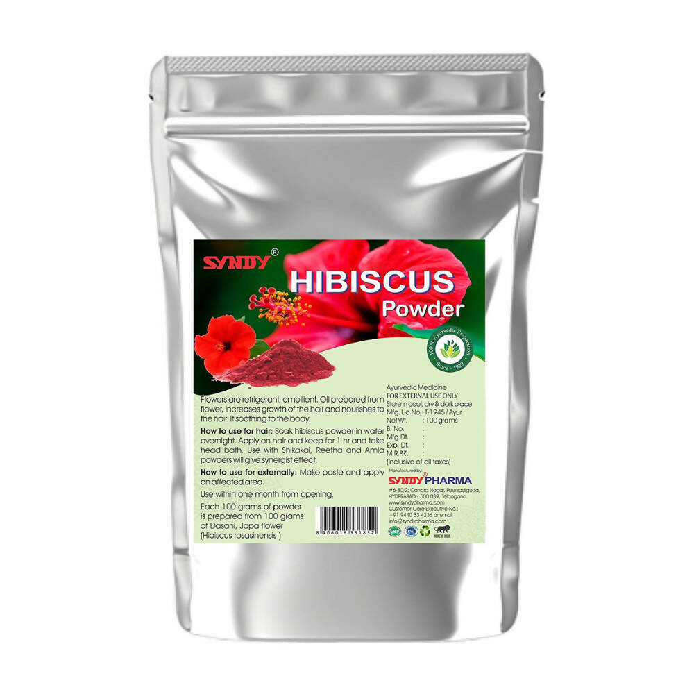 Syndy Pharma Hibiscus Powder for Hair - Mytrendzcart
