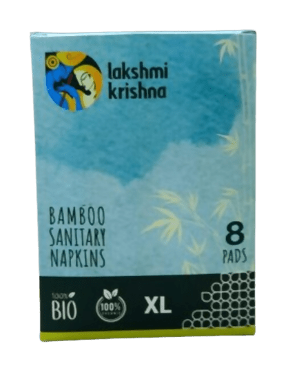 Lakshmi Krishna Bamboo Sanitary Napkins XL - Mytrendzcart