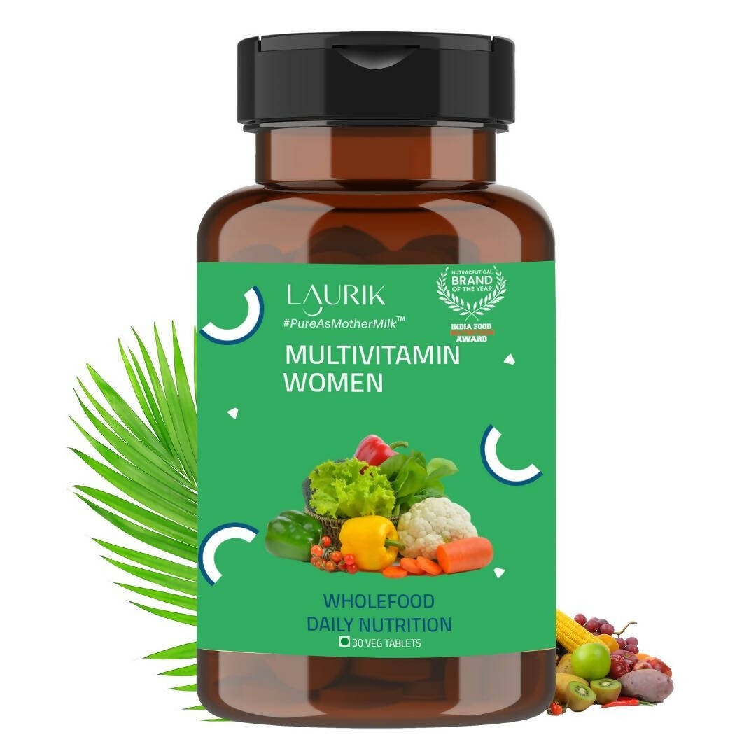 Laurik Multivitamin Supplements For Women | Vitamin A, C, D ,E With B Vitamins, Iron, Zinc And Calcium Tablets - Mytrendzcart