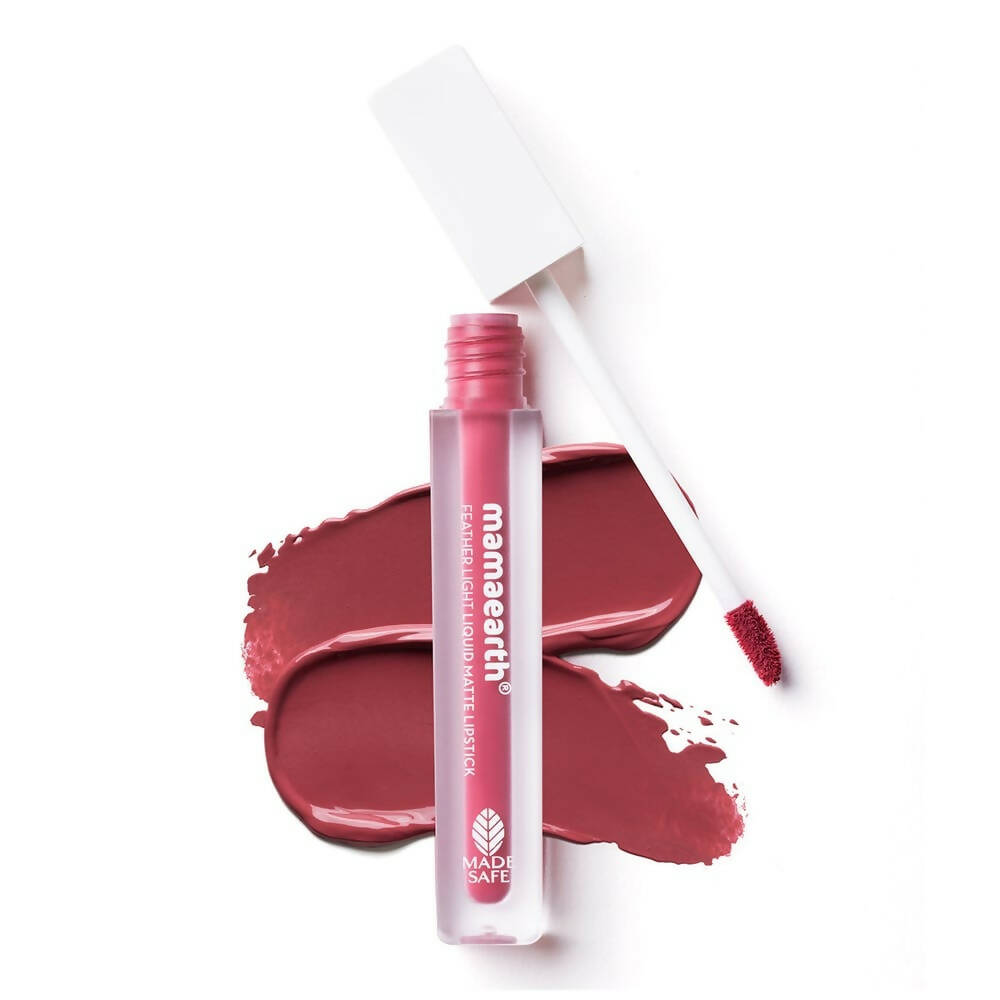 Mamaearth Feather Light Liquid Matte Lipstick - Nude Rose - Mytrendzcart