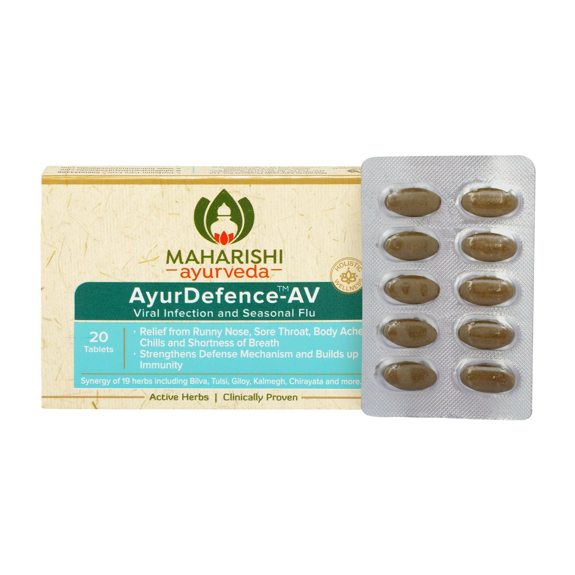 Maharishi Ayurveda AyurDefence - AV Tablets - Mytrendzcart