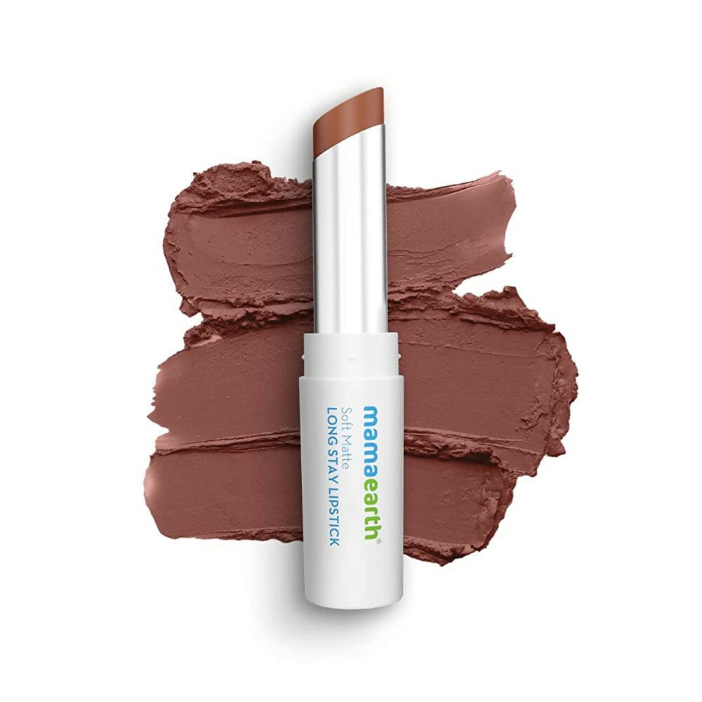 Mamaearth Soft Matte Long Stay Lipstick - Mocha Brown - Mytrendzcart