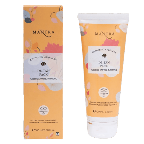 Mantra Herbal De - Tan Pack Fuller's Earth & Turmeric - Mytrendzcart
