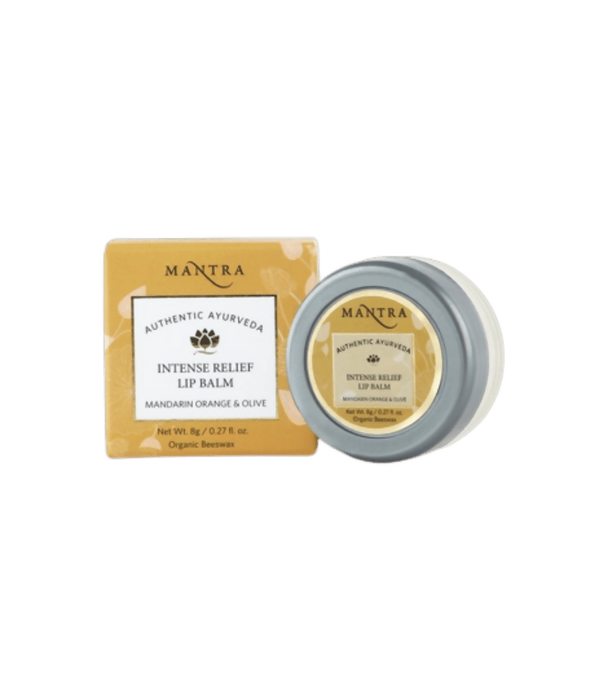 Mantra Herbal Intense Relief Lip Balm Mandarin Orange & Olive - Mytrendzcart