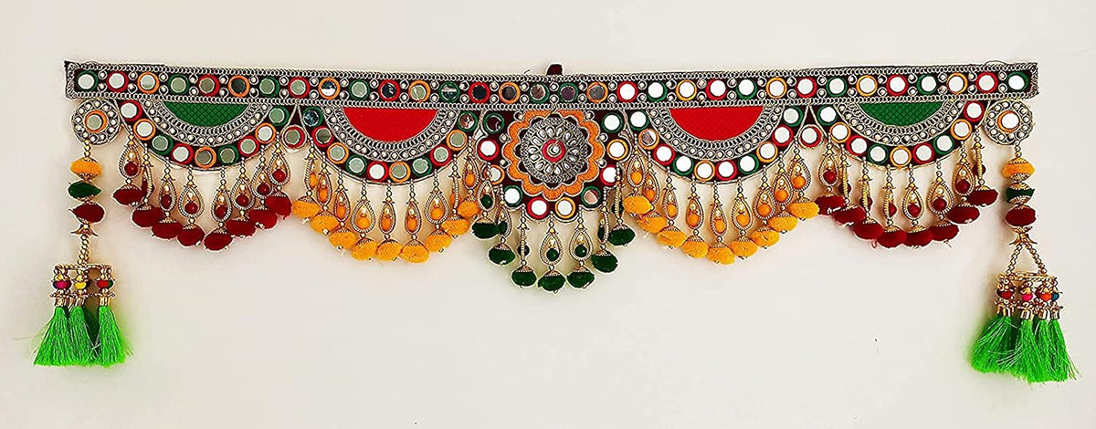 Multi Zula Pearl Bead Toran, 37 Inch