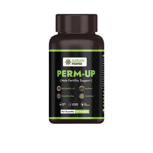 Nature Mania Perm - Up Capsules (Male Sperm Count Booster) - Mytrendzcart