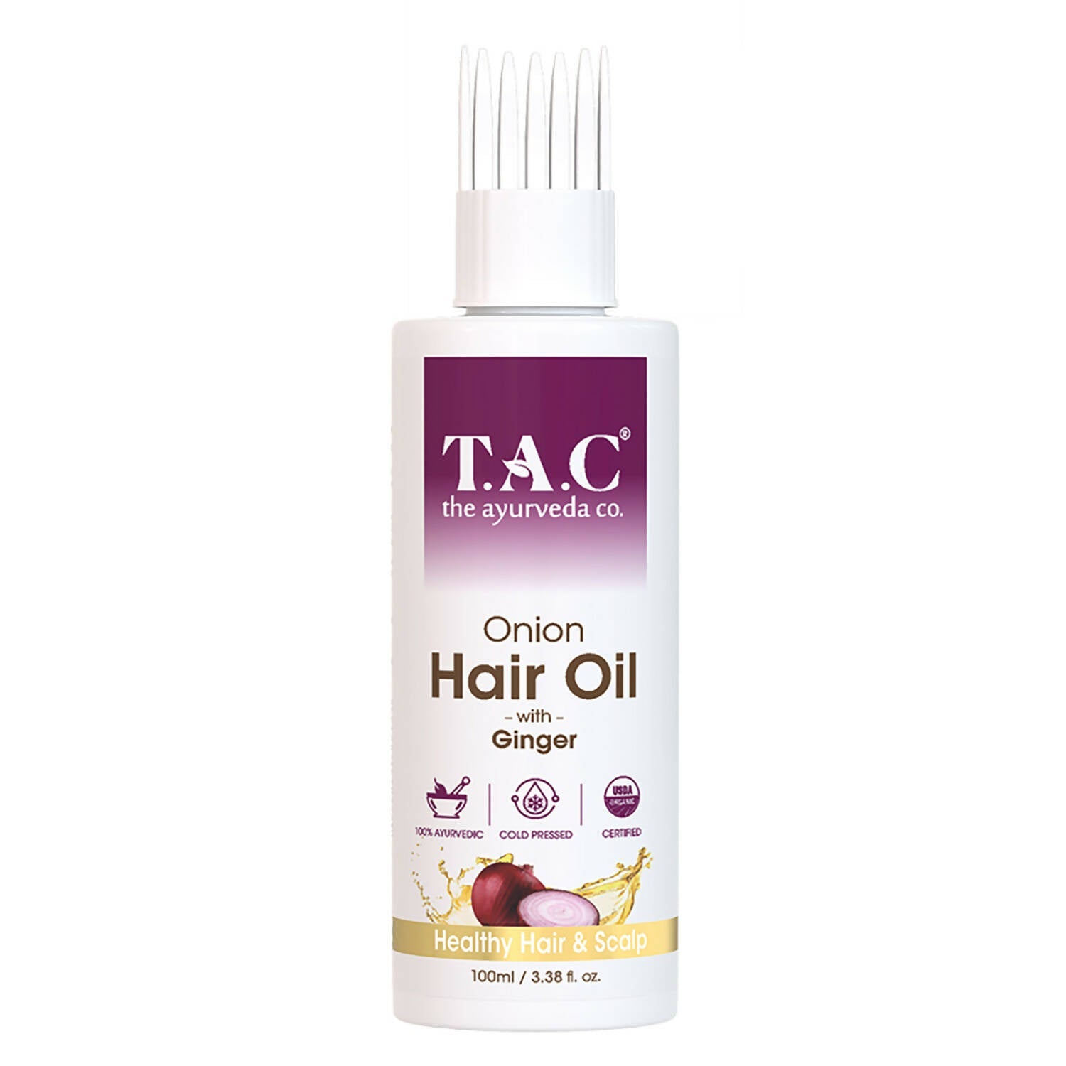 TAC - The Ayurveda Co. Onion Hair Oil for Hair Growth - Mytrendzcart