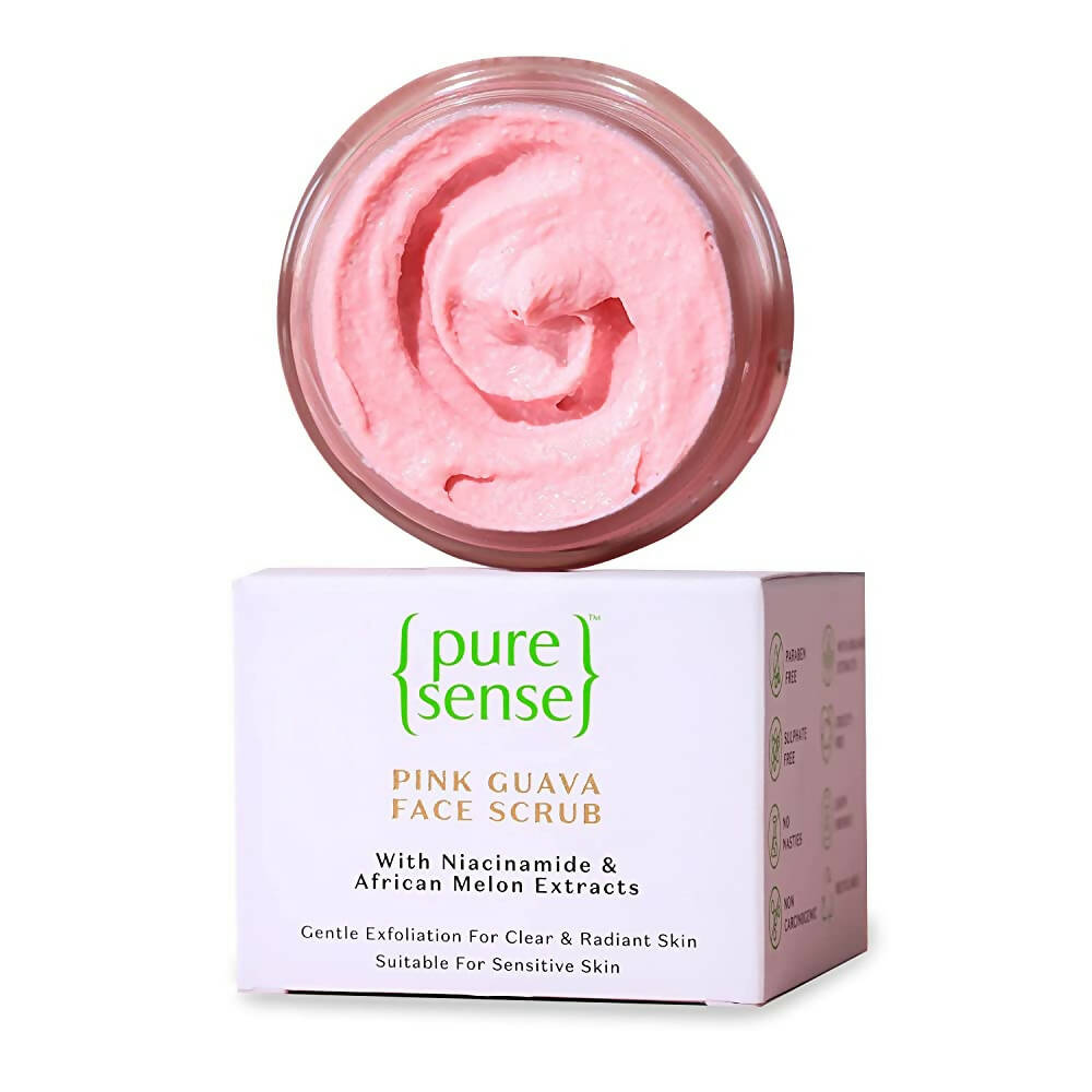 PureSense Pink Guava Face Scrub - Mytrendzcart
