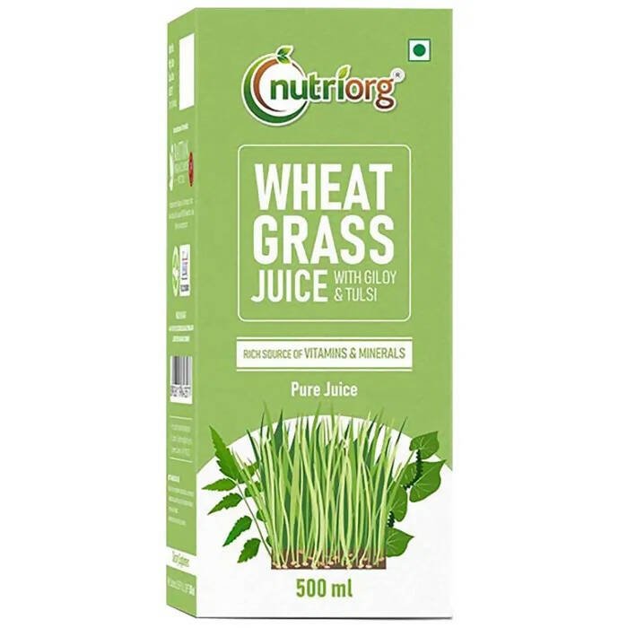 Nutriorg Wheat Grass Juice with Giloy & Tulsi - Mytrendzcart