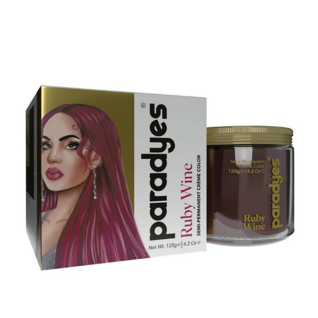 Paradyes Ruby Wine Semi - Permanent Hair Color - Mytrendzcart