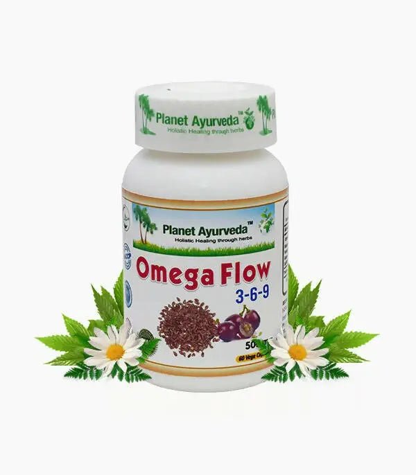 Planet Ayurveda Omega Flow 3 - 6 - 9 Capsules - Mytrendzcart