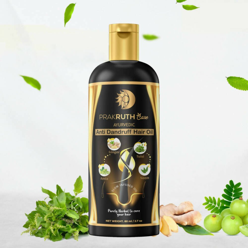 Prakruth Care Ayurvedic Anti - dandruff Hair Oil - Mytrendzcart