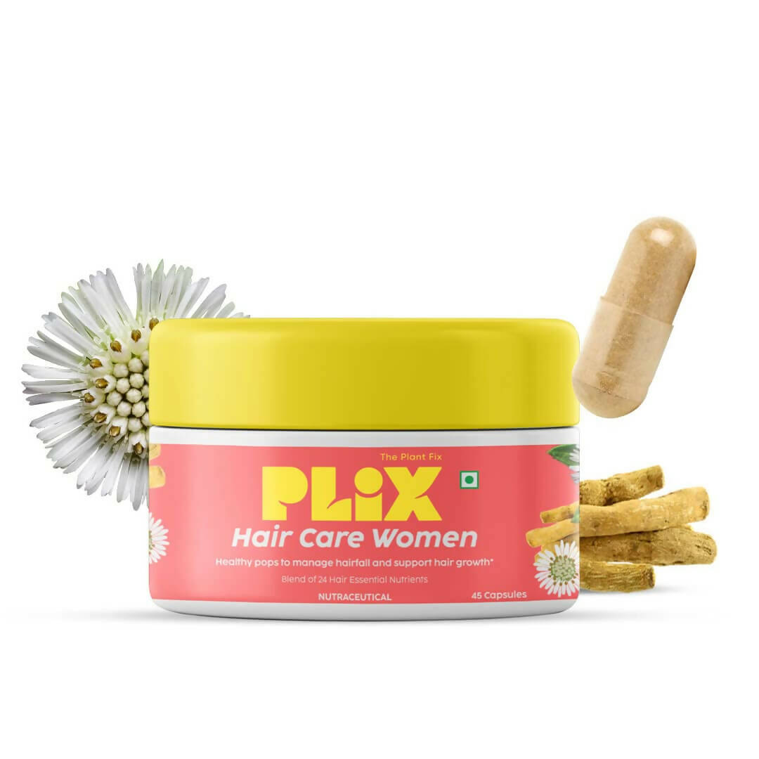 PLIX The Plant Fix Hair Care Women Capsules with Bhringraj - Mytrendzcart